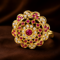 Neha Finger Ring Ruby