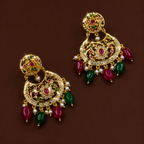 Roohin Chandbali (Emerald-ruby)