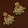 Roohin Chandbali (green emerald)