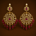 Kahkashan Chandbali in Ruby