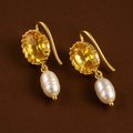 Bani Studs in Real Pearls