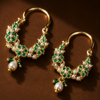 Kadira Chandbali (Emerald)