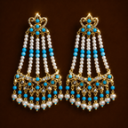 Mayel Jhumar Earrings (Firoza)