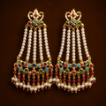 Mayel Jhumar Earrings (navratan)