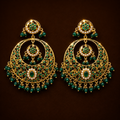 Hoorain Chandbali (Emerald)