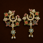 Aura Studs in Navratan