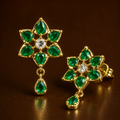 Sitara studs Emerald