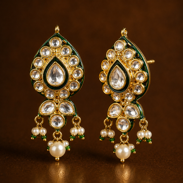 Radha Kundan Studs