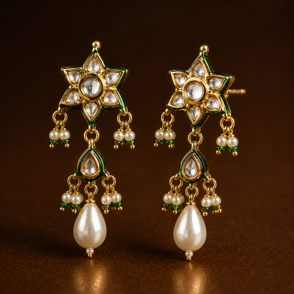 Latika Kundan Studs