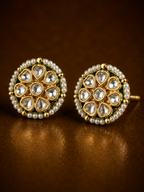 Laiba Kundan Studs