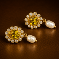 Damini Studs In Real pearls