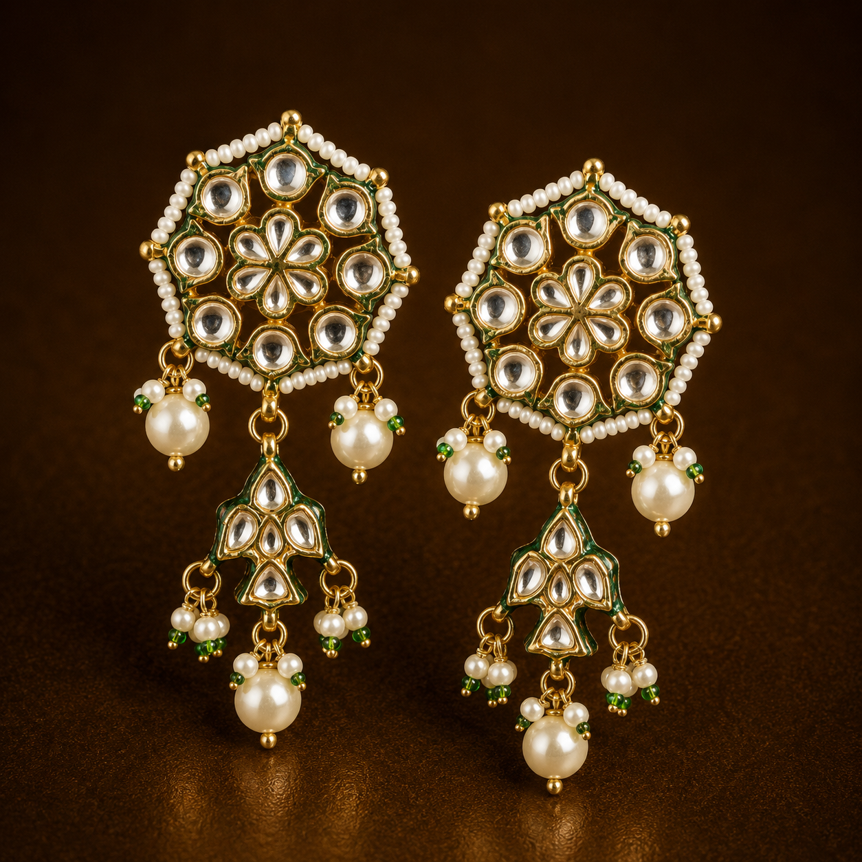Ayna Kundan Studs