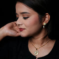 Asmee Pendant Set In Real Pearls