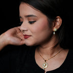 Asmee Pendant Set In Real Pearls