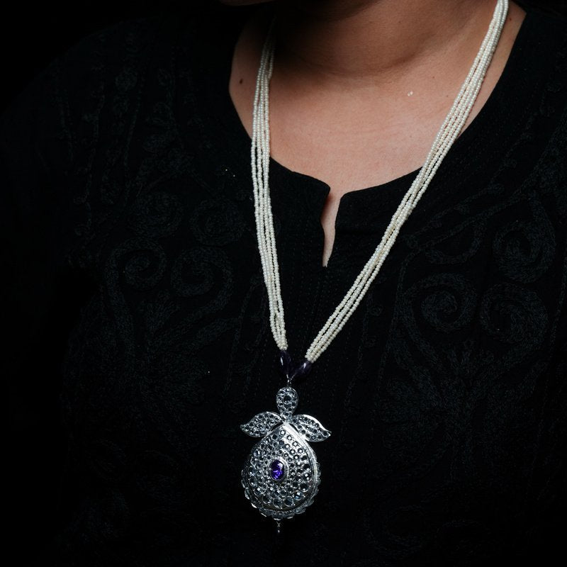 Jugni Big Size in Silver Finish