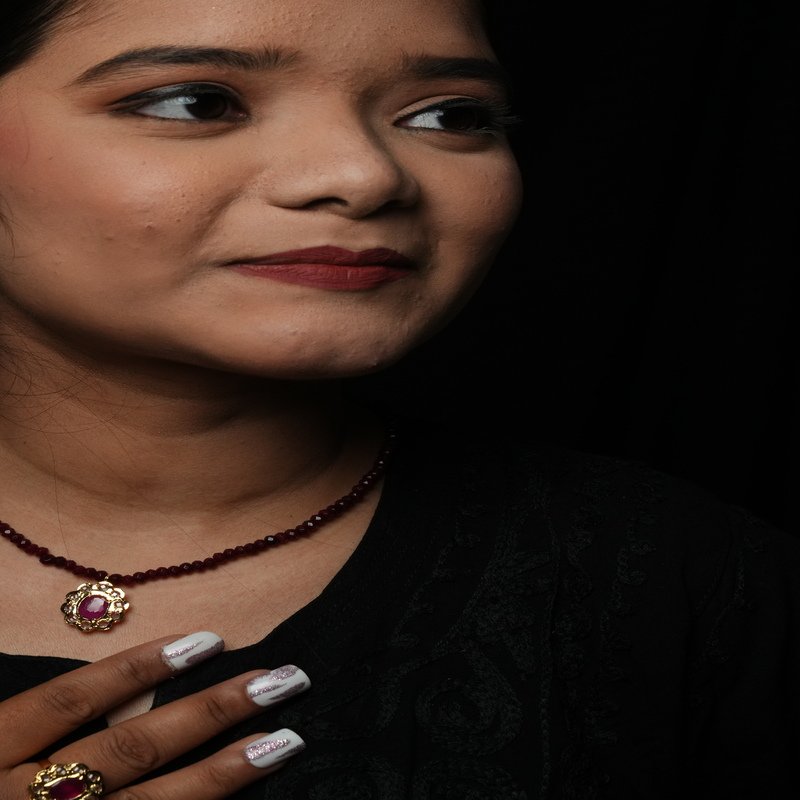 Iniya Pendant Set With Finger ring