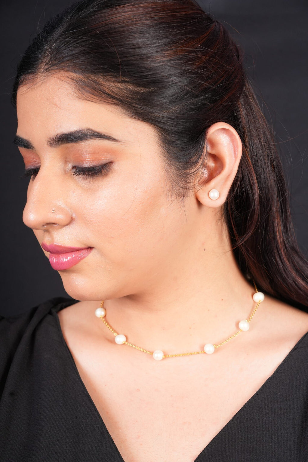 Adara Real Pearls Set