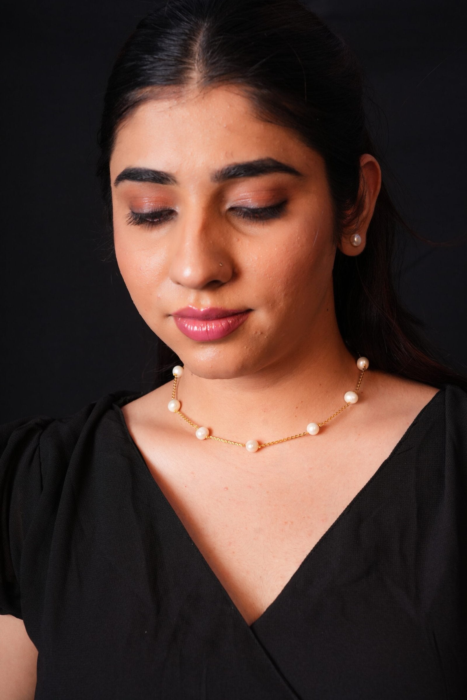 Adara Real Pearls Set