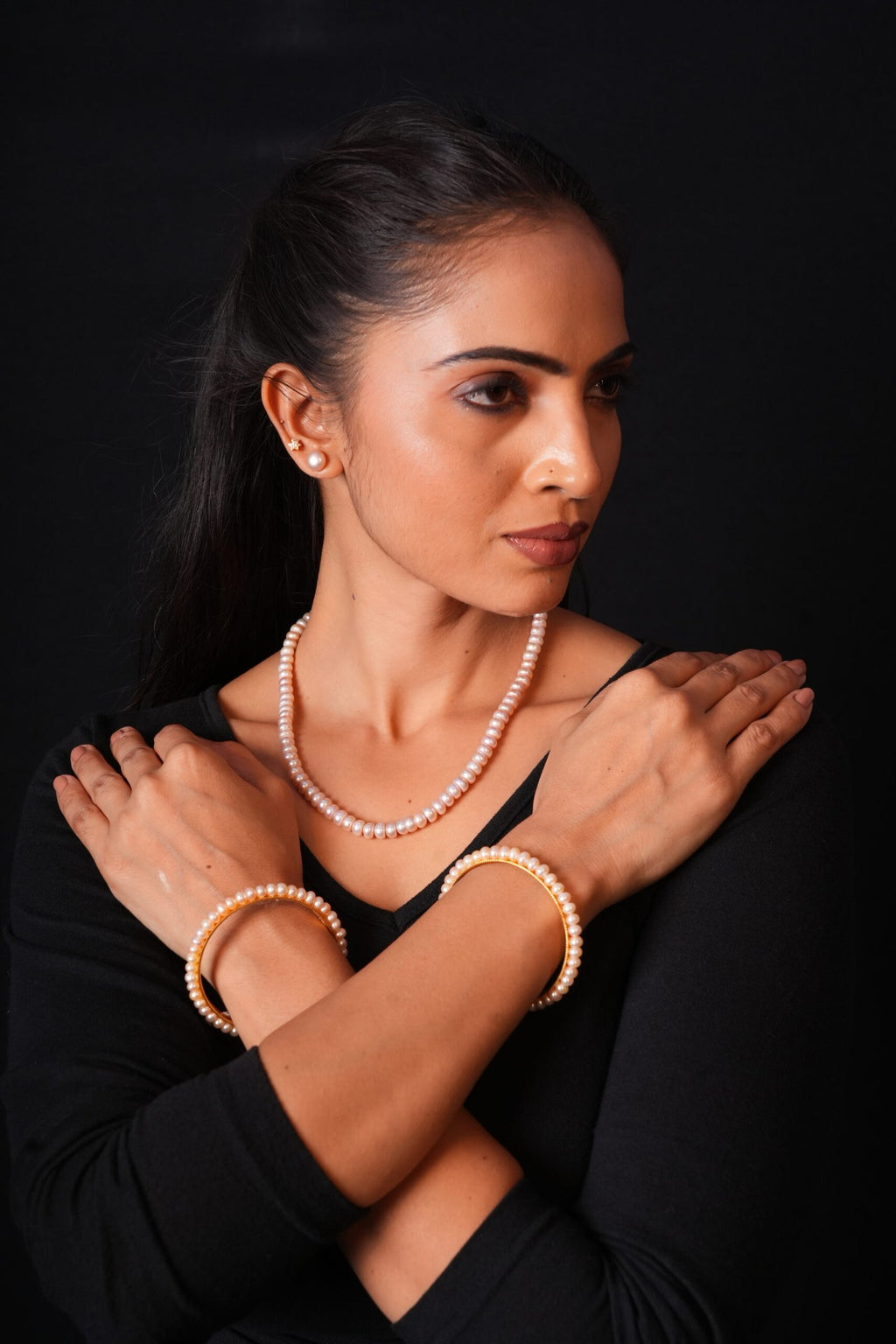 Sobia Real Pearls Set