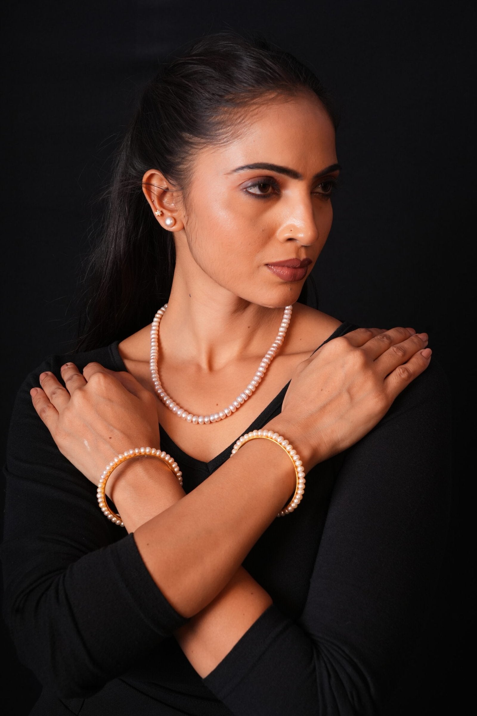 Sobia Real Pearls Set