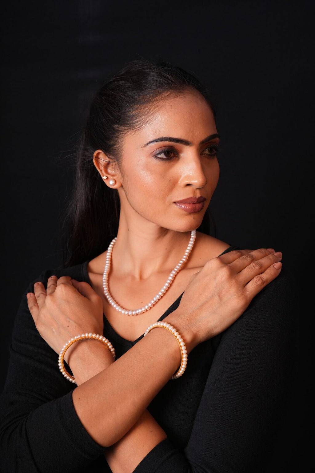 Sobia Real Pearls Set