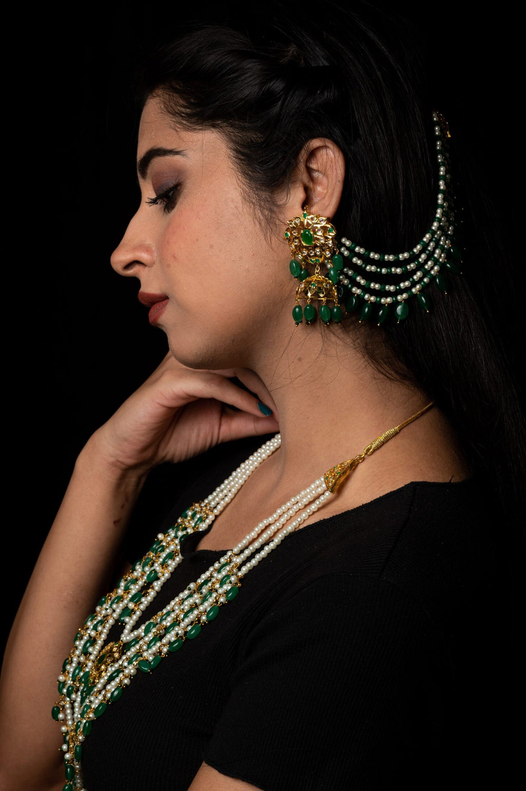 Aamira Triple Layered Haar