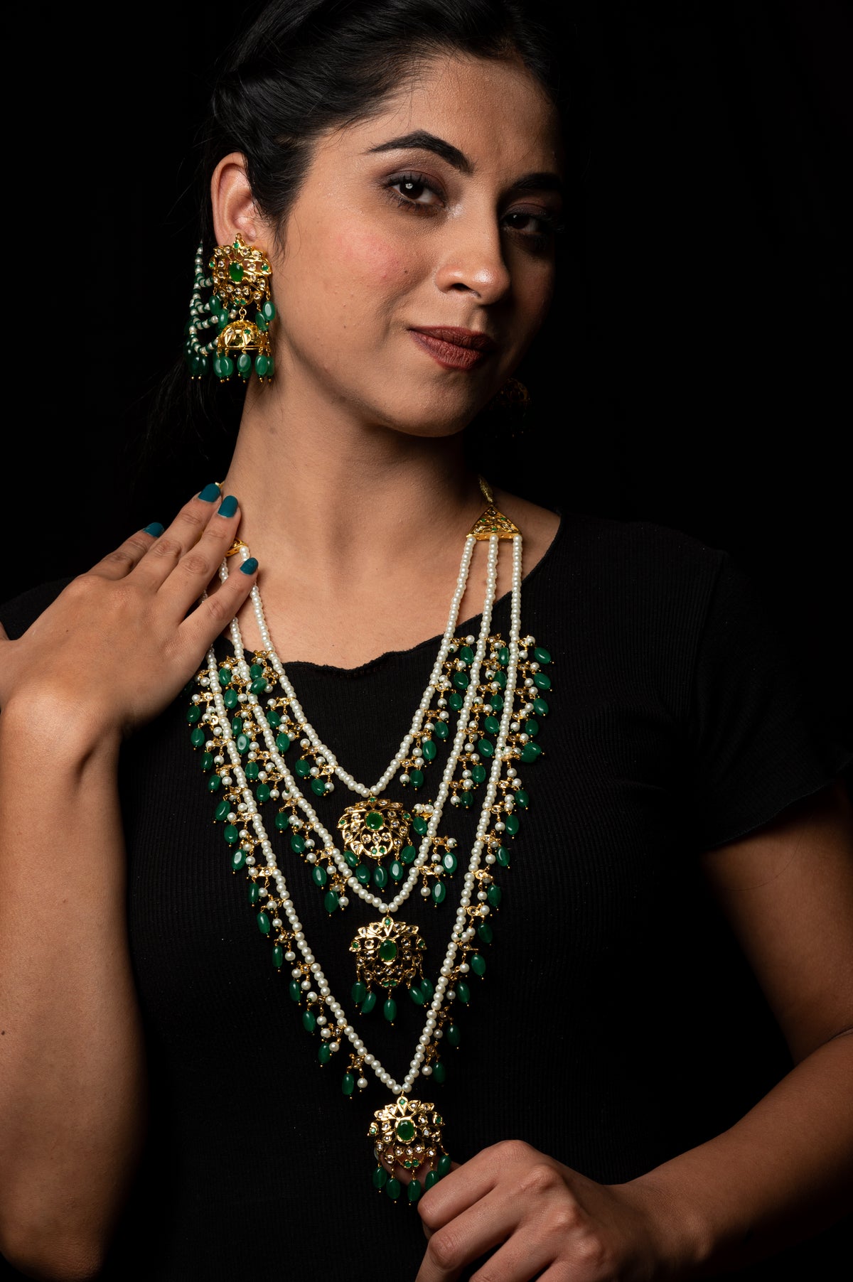 Aamira Triple Layered Haar