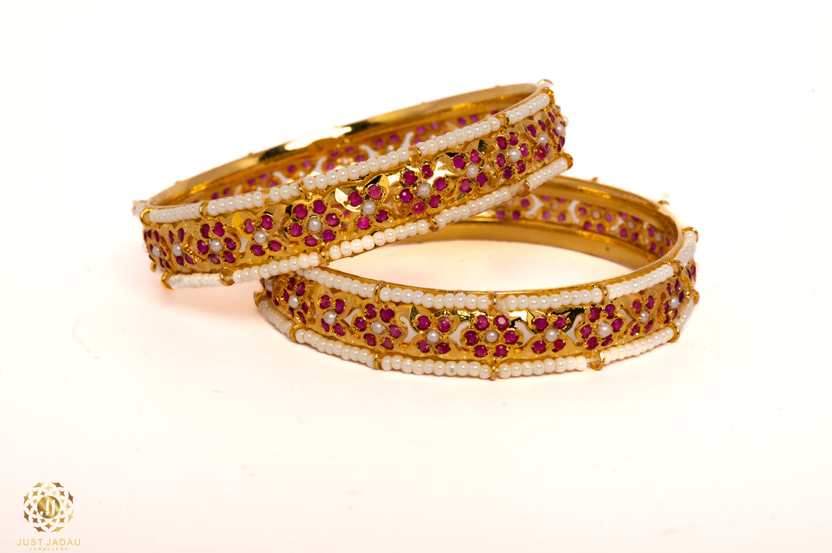 Zyna Jadau Bangles Set