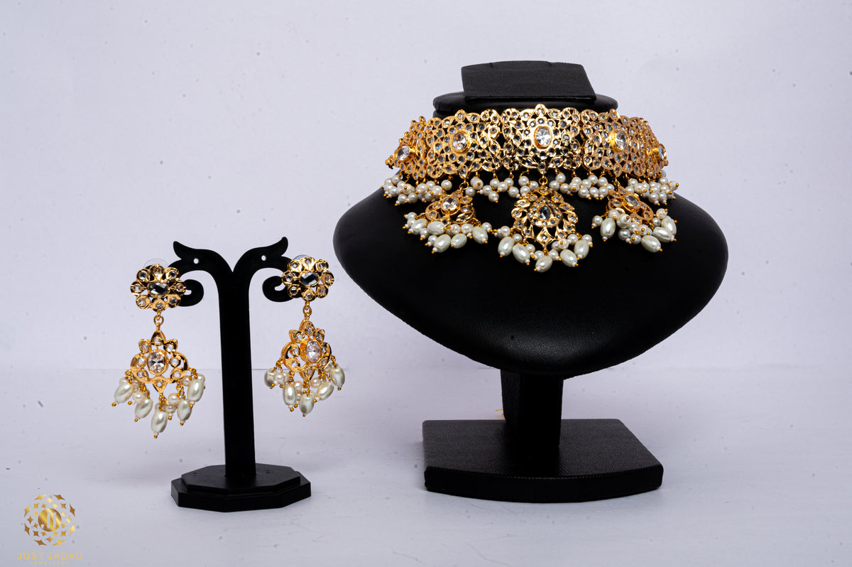 Nabeela Jadau Choker Set