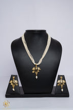 Romana Jadau Pendant Set