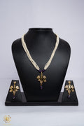 Romana Jadau Pendant Set