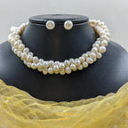 Diana Choker in Real Pearls