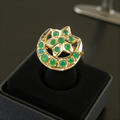 Chand Tara finger ring Emerald