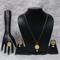 Fazlina Ashrafi Pendent Set With Real Perals