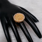 Fazlina Ashrafi Pendent Set With Real Perals
