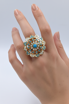 Neha Finger Ring Firoza