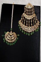 Freya Bridal Set in Real Emerald