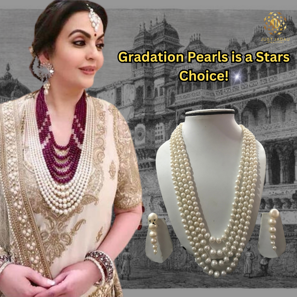 Nita - Gradation Real Pearls layered Haar