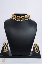 Iqra Navratan Choker Set