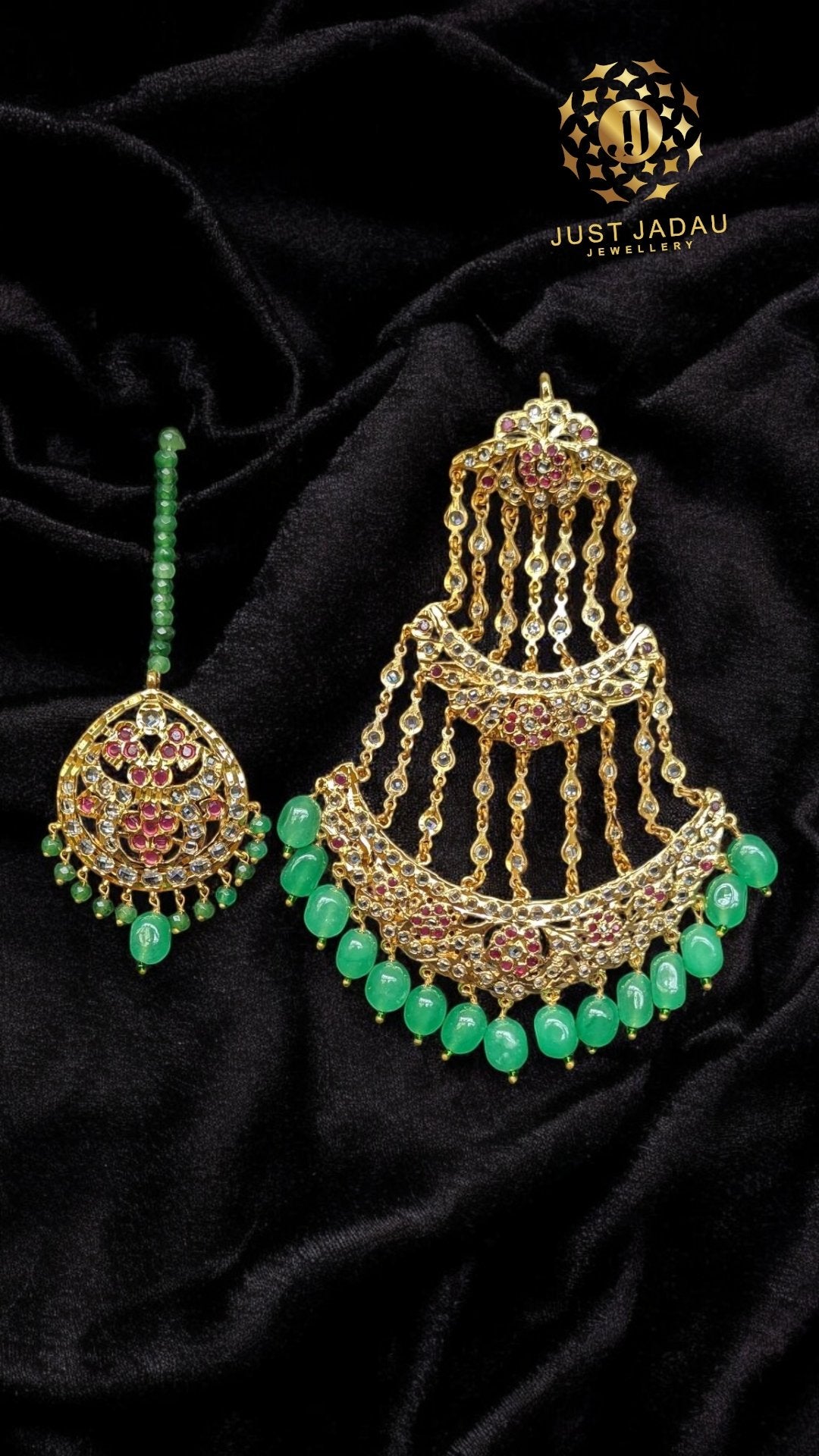 Izzah Jhumar-Tika Set