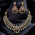 Jaanvi Necklace Set in Real Kundan