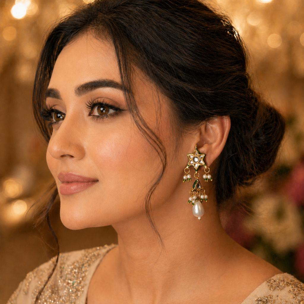 Latika Kundan Studs
