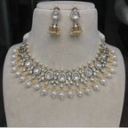 Maryam Necklace Set in Real Kundan