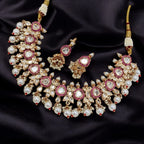 Maryam Necklace Set in Real Kundan