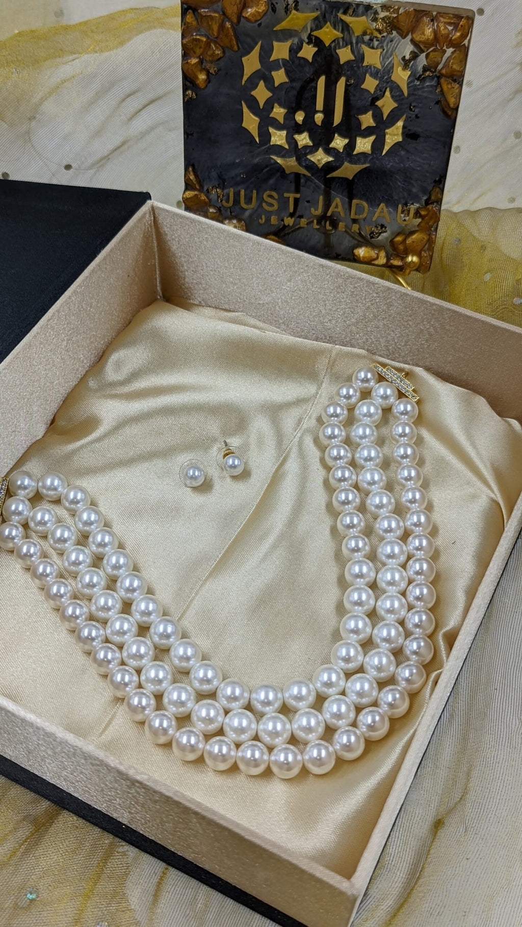 Maya Ali Choker In Swarovski Pearls