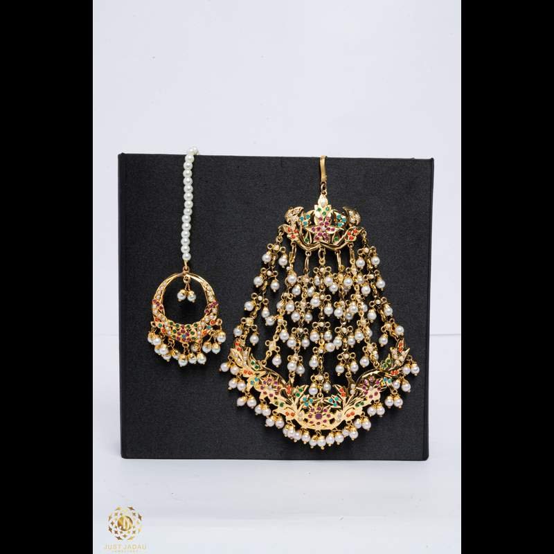 Maya Jhumar Tika Set