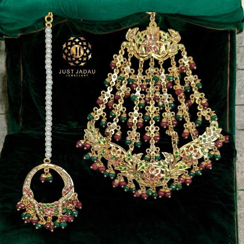 Maya Jhumar Tika Set