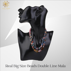 2 Line Real Navratan Beads Mala