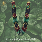 7 Line Real Navratan Beads Mala