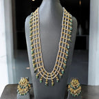 Noor Jahan Haar In real Emerald and Real pearls